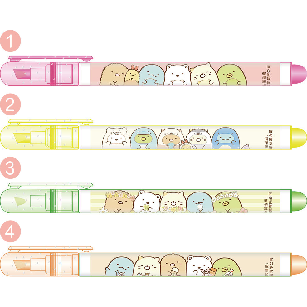 小夥伴圓型螢光筆