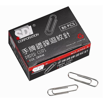 手牌0702-2 28mm圓迴紋針