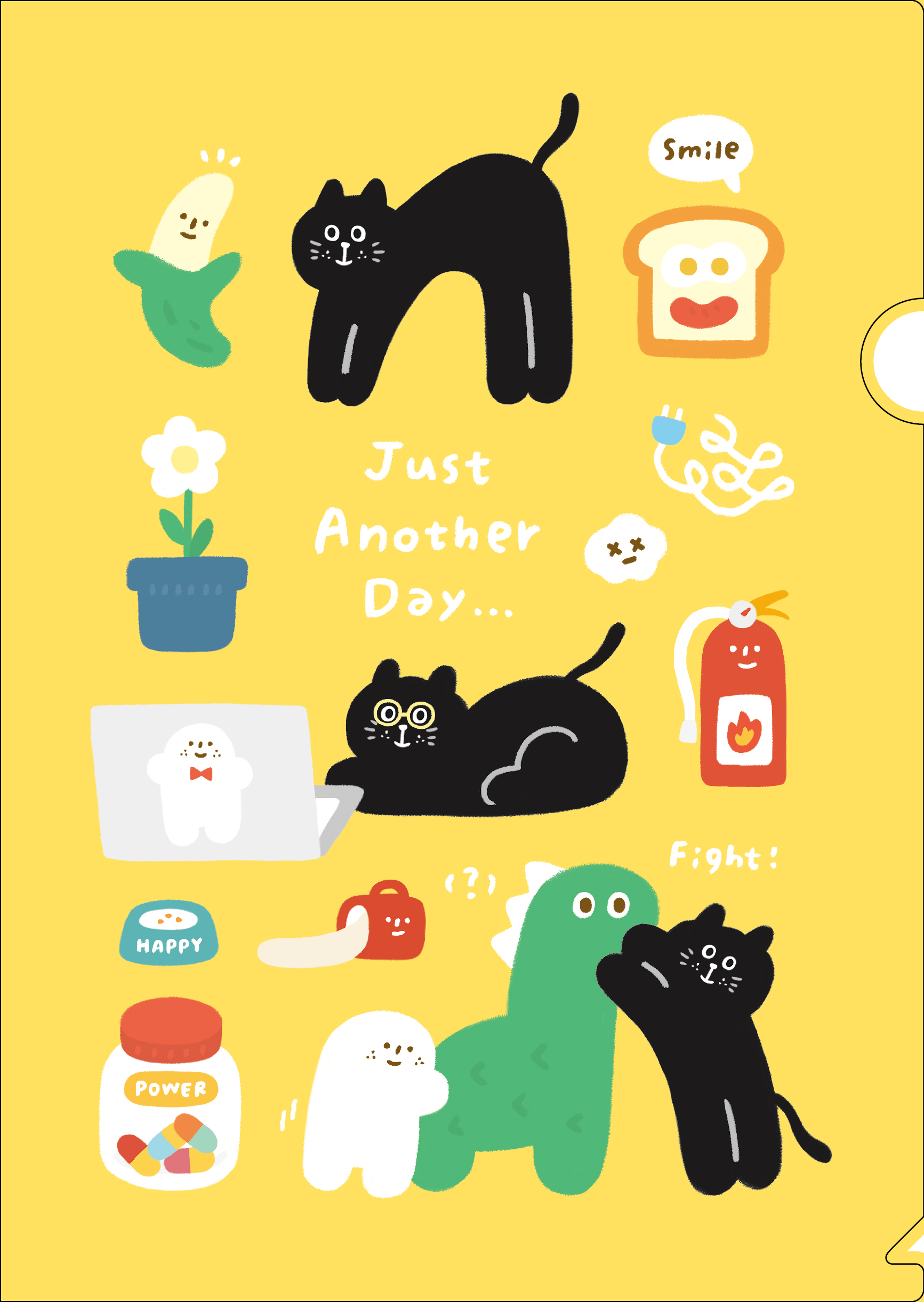 有吉L型書夾-日常