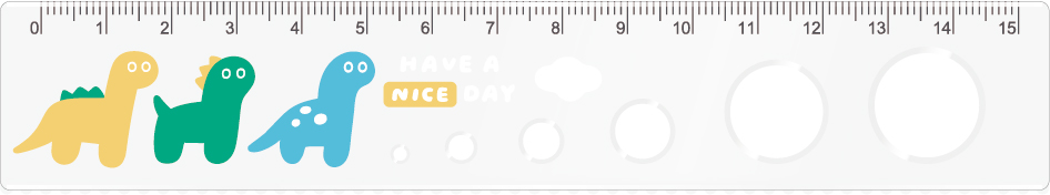 有吉圈圈尺-透明