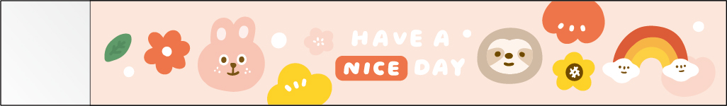 有吉長型橡皮擦-花