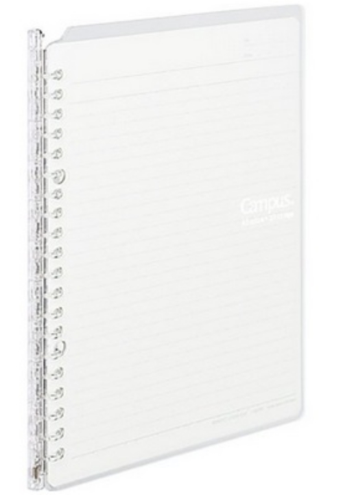 Campus20孔活頁夾筆記本透明8315