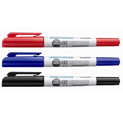 雄獅685雙頭奇異筆-藍