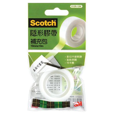 3M 3/4"810R 10M隱型膠帶