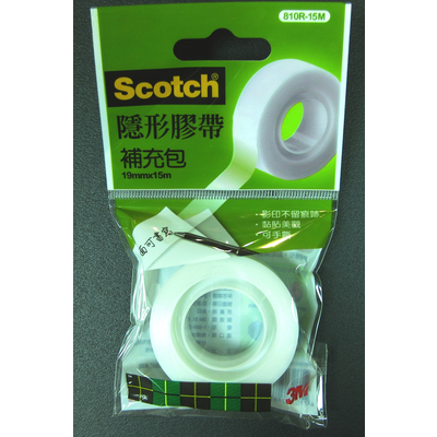 3M 3/4"810R 15M隱形膠帶