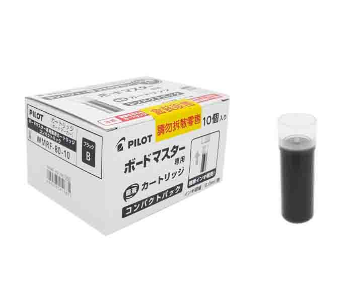 百樂 WMRF-80-10入白板筆卡水-黑